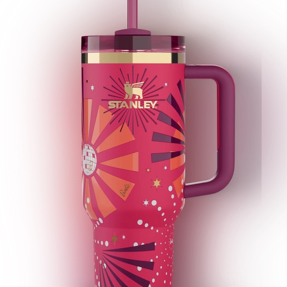 Barbie x Stanley LIMITED EDITION ‘80s Dynamite 40 oz Quencher - Picture 2 of 3